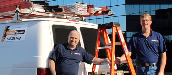 Electricians Troy and Andy